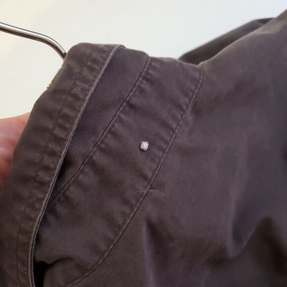 COLUMBIA Men's Large Tall Brown Button up Shirt - Picture 4 of 8